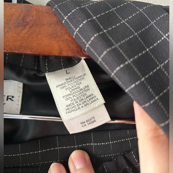 Vintage Villager Liz Claiborne two piece black outfit size M/L - Picture 6 of 11